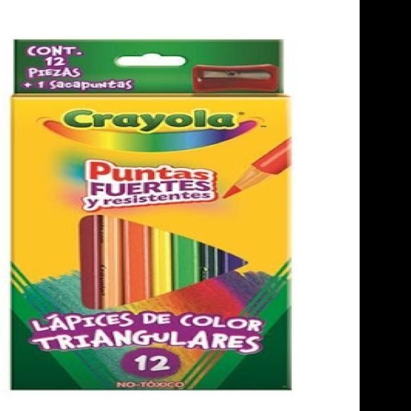 COLORES ESTUCHE C12 L. CRAYOLA TRIANG. 68-4212